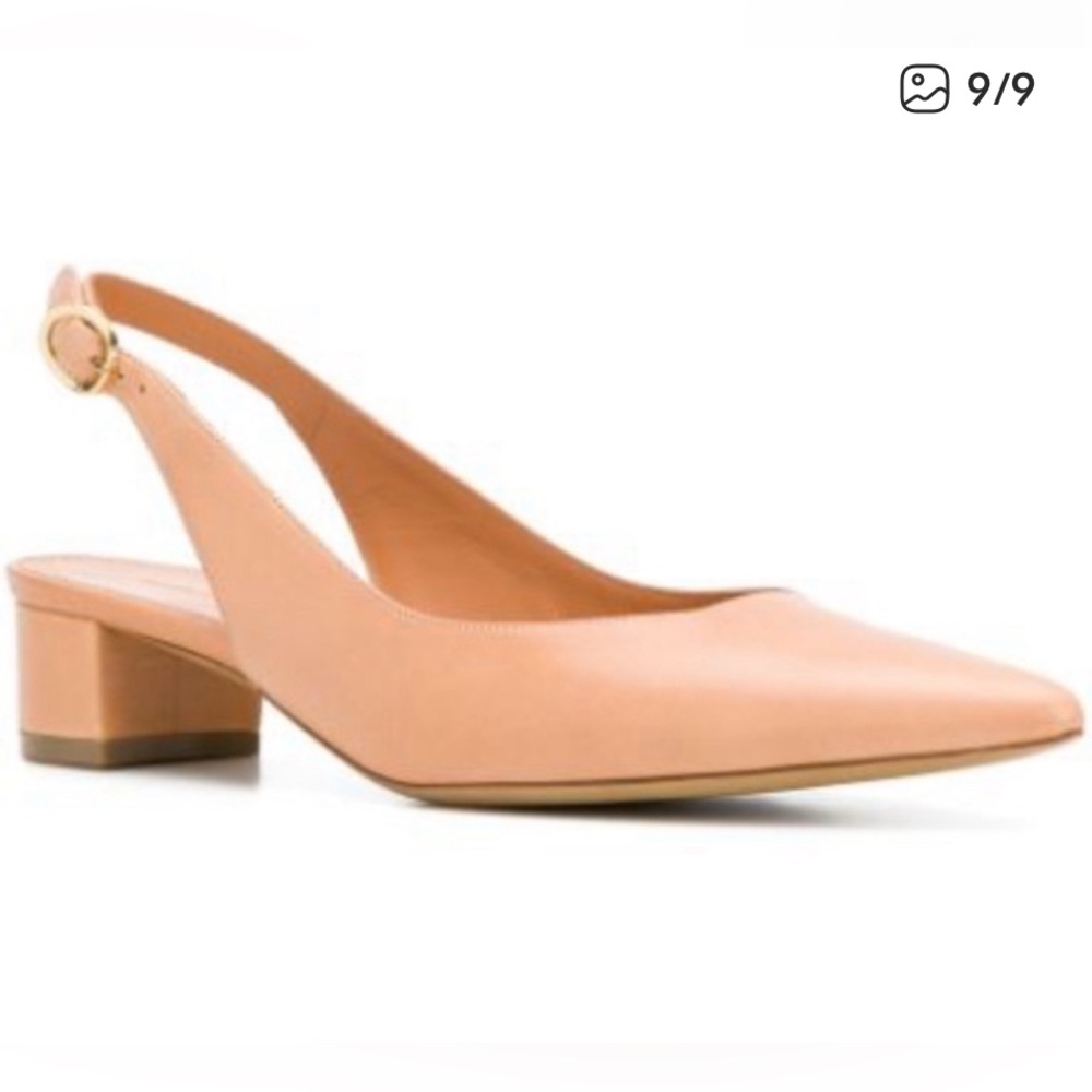 Mansur Gavriel Tan Slingback Heels